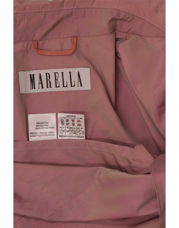 Marella Γυναικείο Utility Jacket UK 14 Large Pink Polyester