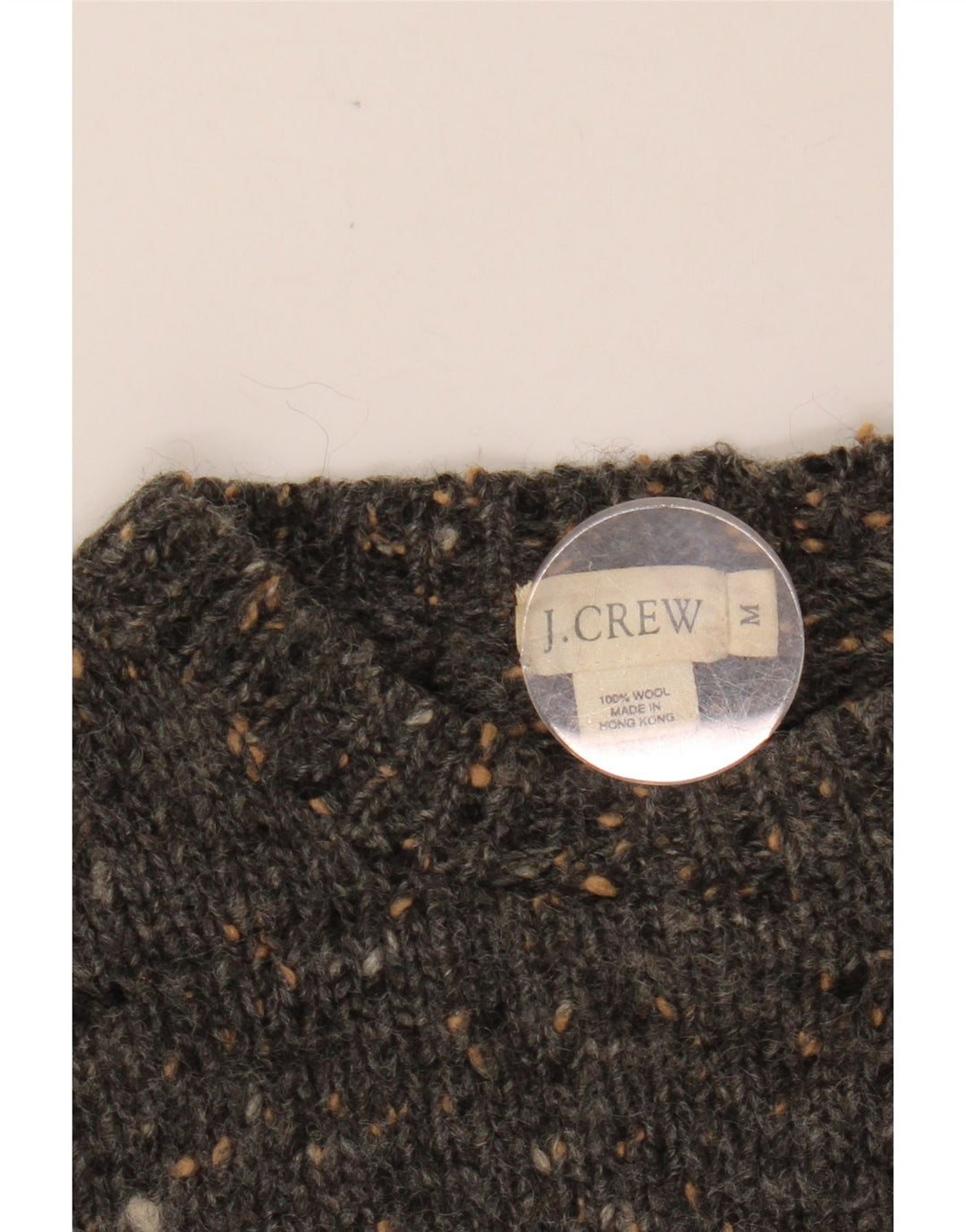J. CREW Γυναικείο πουλόβερ με λαιμόκοψη UK 14 μεσαίου γκρι
