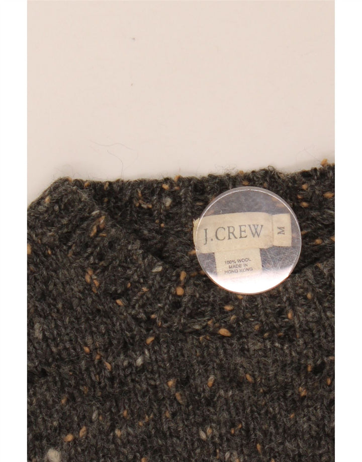 J. CREW Γυναικείο πουλόβερ με λαιμόκοψη UK 14 μεσαίου γκρι