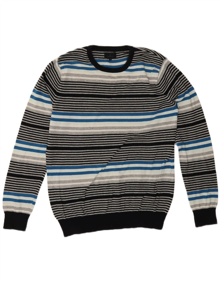Jack & Jones Ανδρικό πουλόβερ με λαιμόκοψη μεσαίο πολύχρωμο ριγέ
