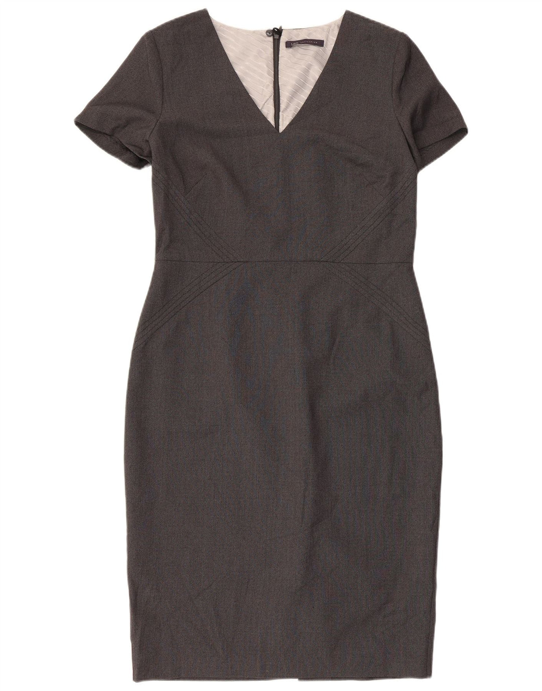 Γυναικείο φόρεμα με θήκη Marks & Spencer UK 12 Medium Grey Polyester