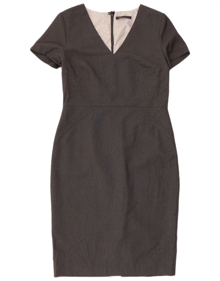Γυναικείο φόρεμα με θήκη Marks & Spencer UK 12 Medium Grey Polyester