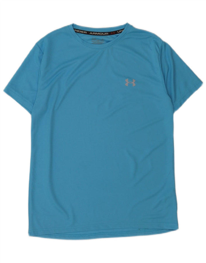 Under Armour Ανδρικό T-Shirt Top Μικρό Μπλε Βαμβακερό