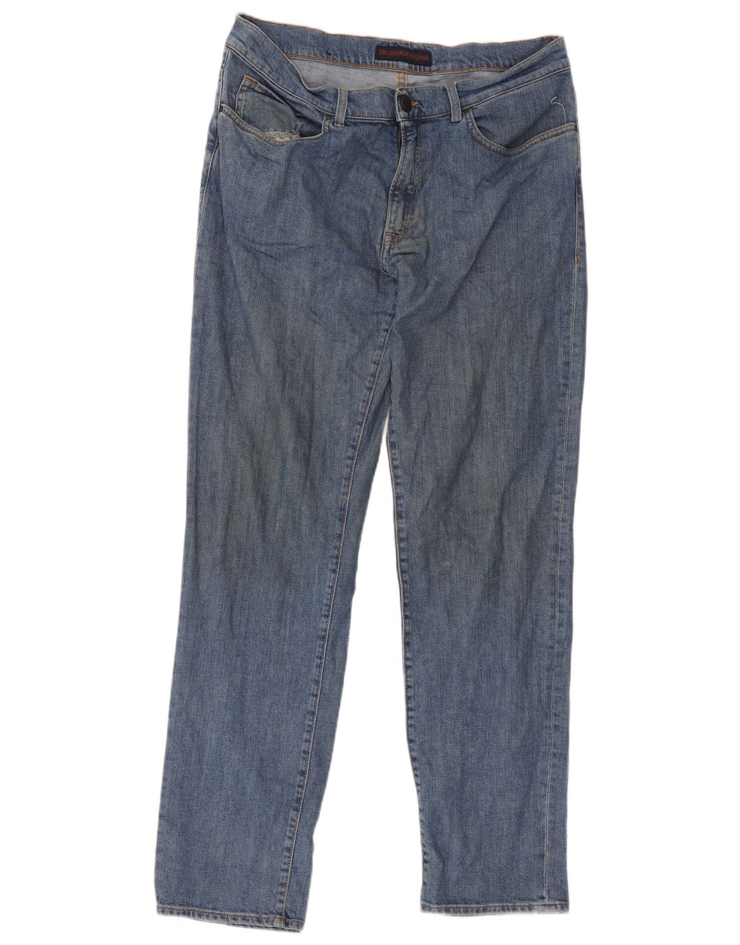 Ανδρικό τζιν Trussardi ίσιο W36 L32 Μπλε βαμβακερό