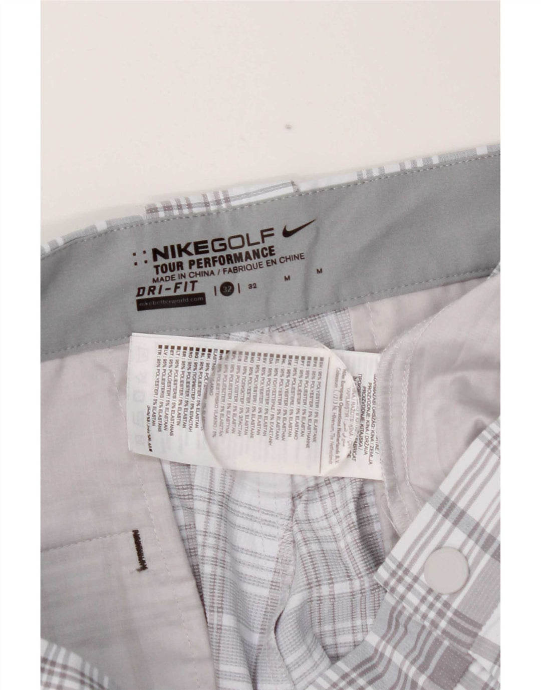 Ανδρικό σορτς chino Nike Dri Fit W32 από μεσαίο γκρι, από πολυεστέρα