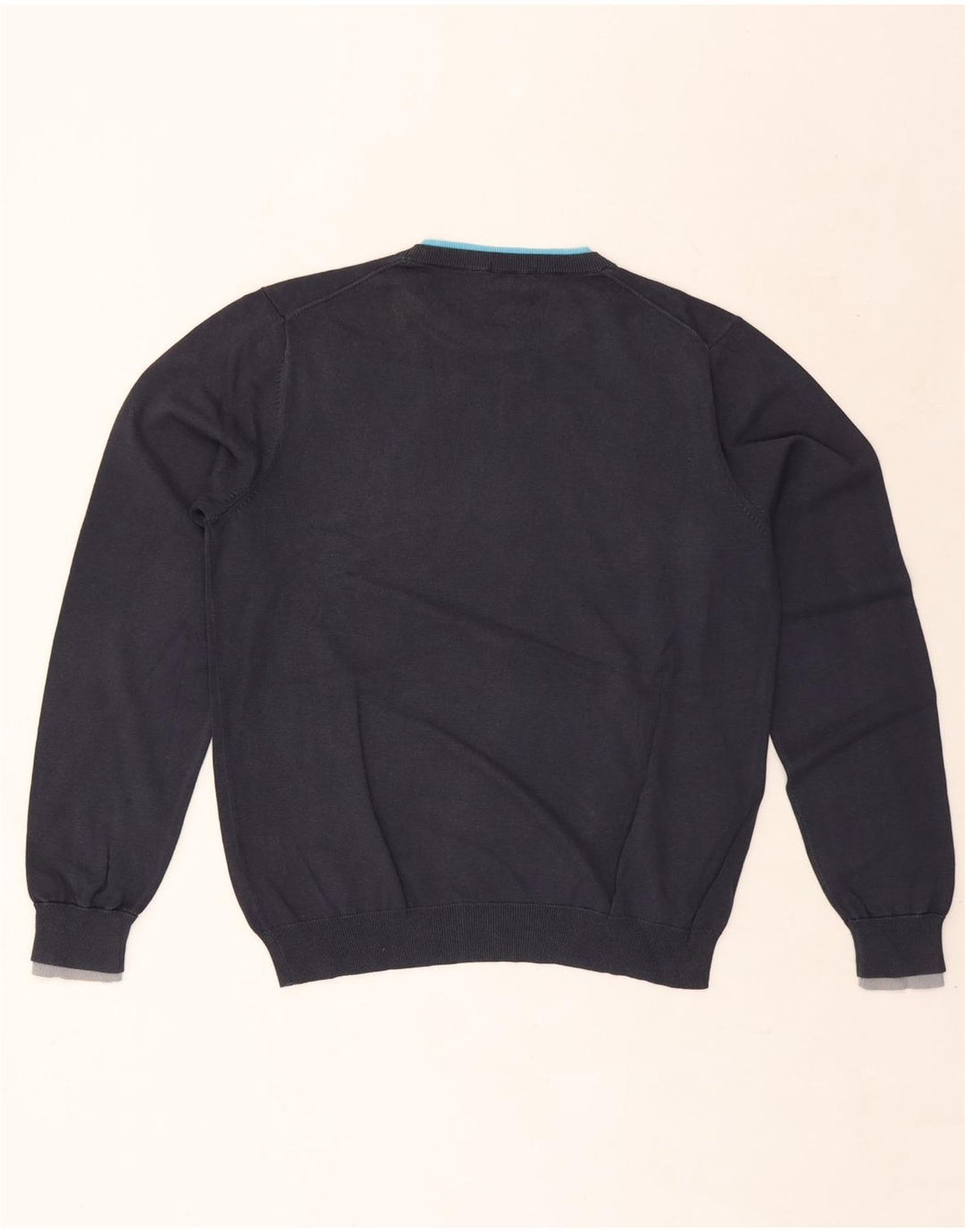 Ανδρικό πουλόβερ Sun68 Crew Neck Jumper Μικρό Navy Blue από βαμβάκι