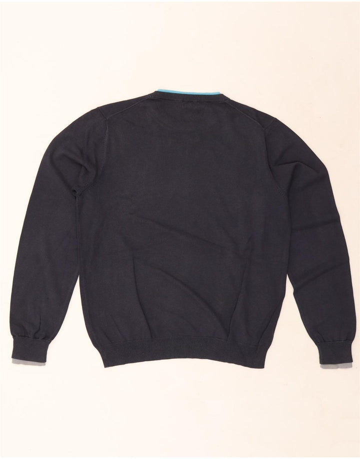 Ανδρικό πουλόβερ Sun68 Crew Neck Jumper Μικρό Navy Blue από βαμβάκι