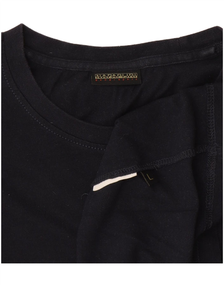 Ανδρικό τοπ Napapijri Μακρυμάνικο Μεγάλο Navy Blue