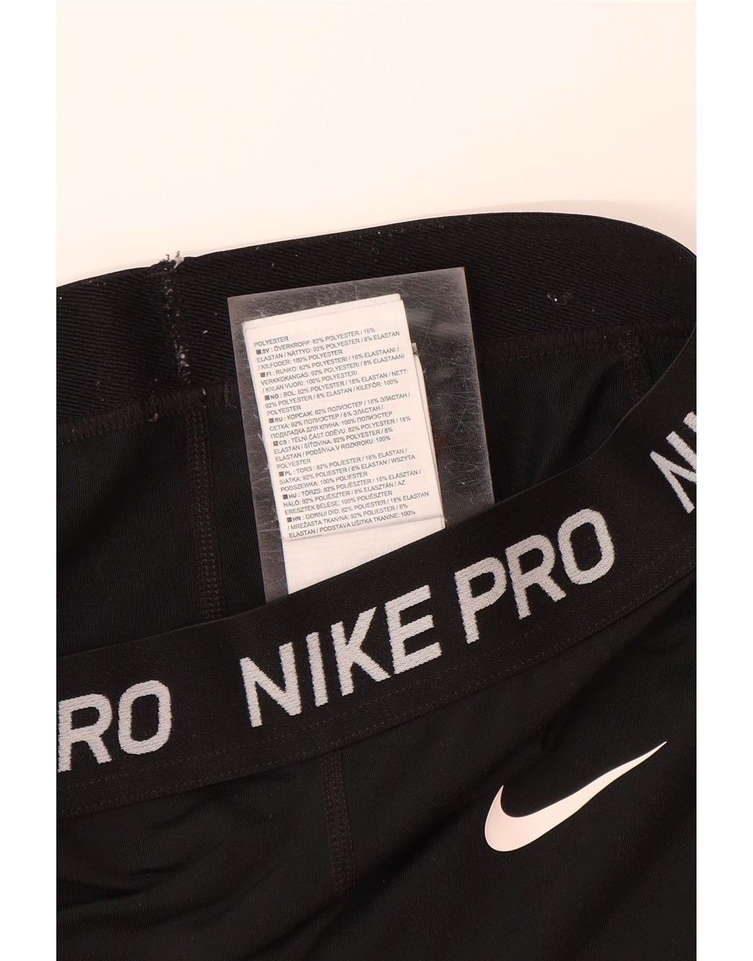 Παντελόνι αθλητικής φόρμας NIKE Girls Graphic 7-8 ετών Μαύρο Πολυεστέρα