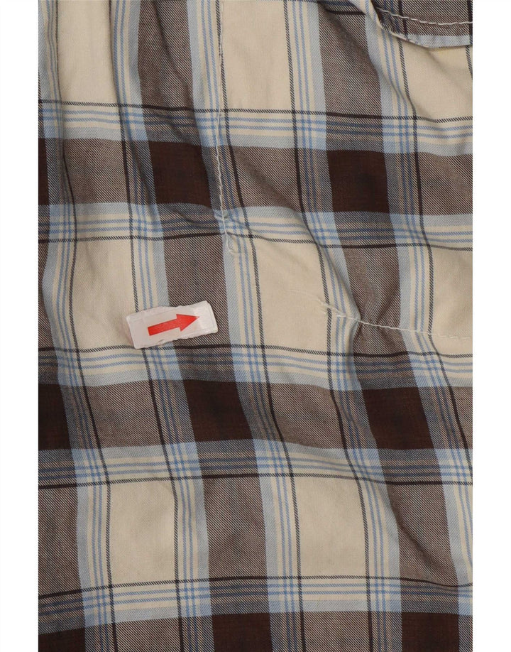 Brax Ανδρικό σορτς Cargo W36 Large Beige Check Cotton