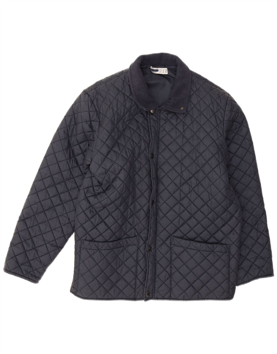 Ανδρικό καπιτονέ μπουφάν Fila UK 38 Medium Navy Blue Polyamide
