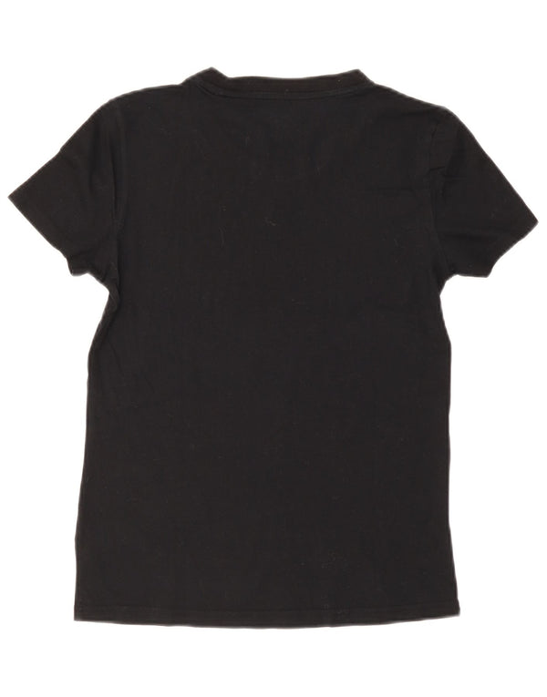 Adidas Γυναικείο T-Shirt Top UK 12/14 Medium Black