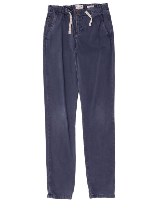 Massimo Dutti Boys Casual Fit Slim παντελόνι Chino 13-14 ετών W26 L33 Μπλε