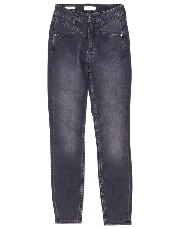 Calvin Klein Γυναικείο Ψηλό Skinny Jeans W25 L28 Navy Blue Cotton