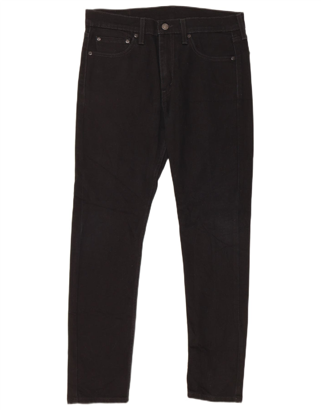 Γυναικείο Slim Jeans Levi's W32 L30 μαύρο βαμβακερό