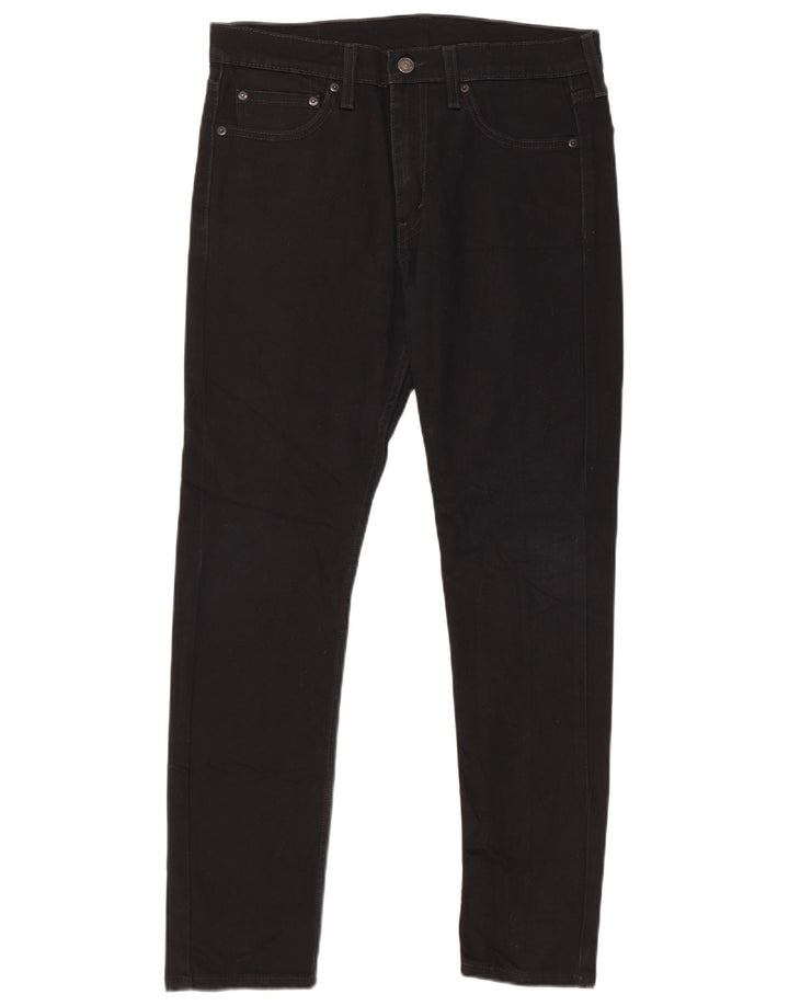 Γυναικείο Slim Jeans Levi's W32 L30 μαύρο βαμβακερό