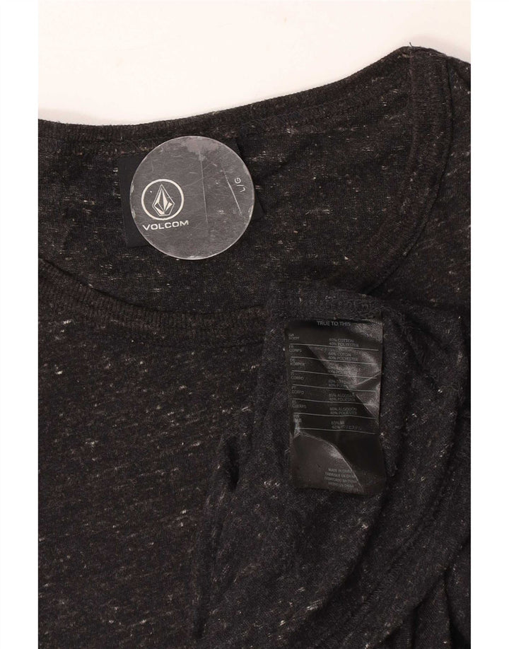 Ανδρικό T-Shirt Volcom Top μεγάλο μαύρο ριγέ βαμβακερό