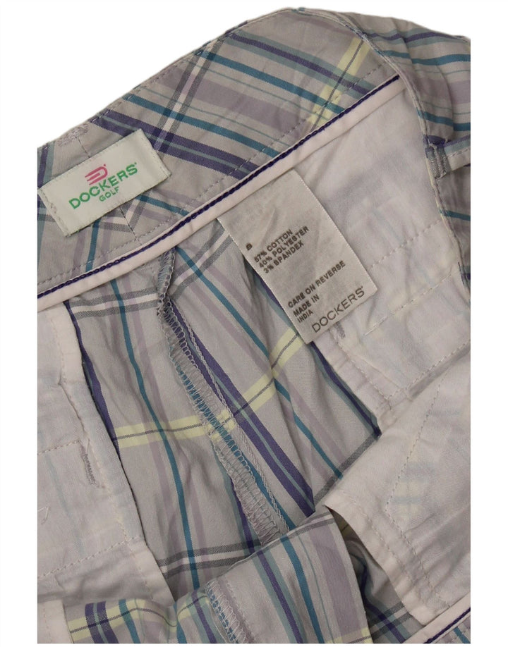 DOCKERS Γυναικείο σορτς casual US 8 Μεσαίο W34 Γκρι βαμβακερό