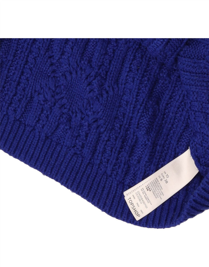 Womens Crop Crew Neck Jumper Sweater UK 10 Small Vintage Topshop and Second-Hand Topshop from Messina Hembry 