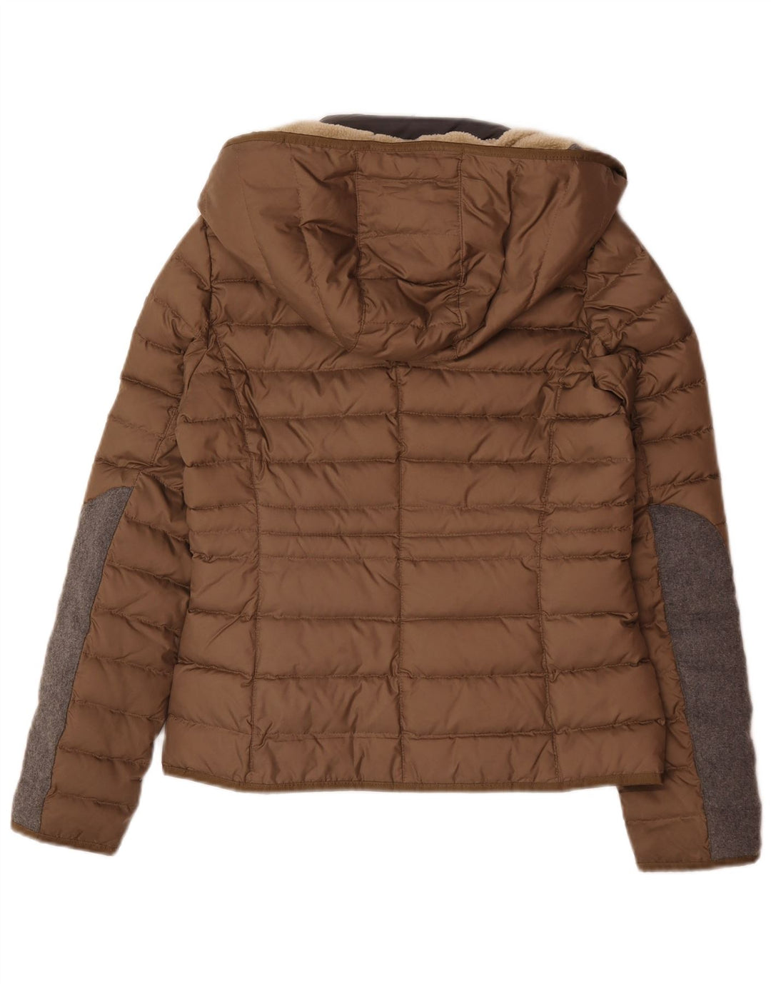 Γυναικείο μπουφάν με κουκούλα Marc O'Polo EU 36 Small Brown Colourblock