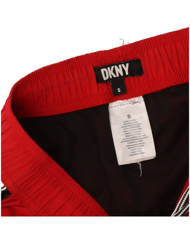 Ανδρικό γραφικό σορτς κολύμβησης Dkny Μικρό κόκκινο πολυαμίδιο