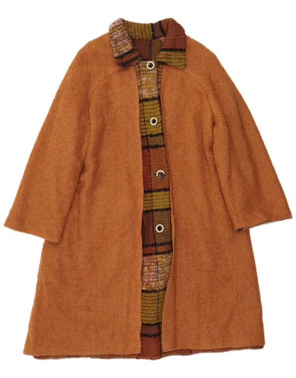 Vintage Γυναικείο Παλτό UK 16 Large Brown
