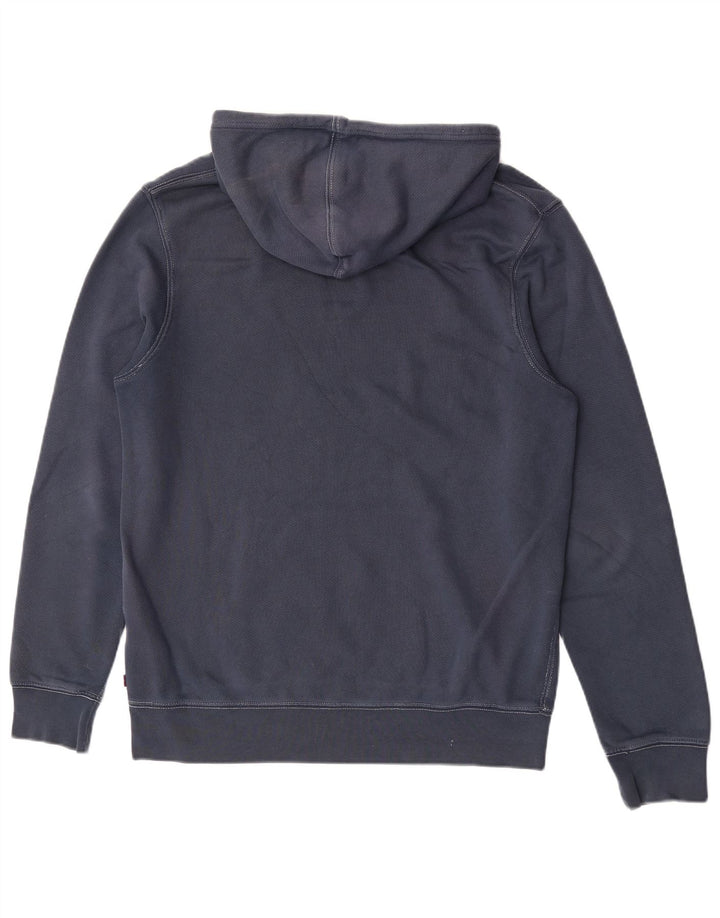 Ανδρικό γραφικό κουκούλα Levi's Large Navy Blue Cotton