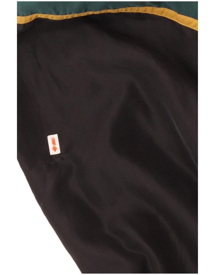 JEAN LEGALLI Ανδρικό Bomber Jacket UK 42 XL Green Colourblock Silk