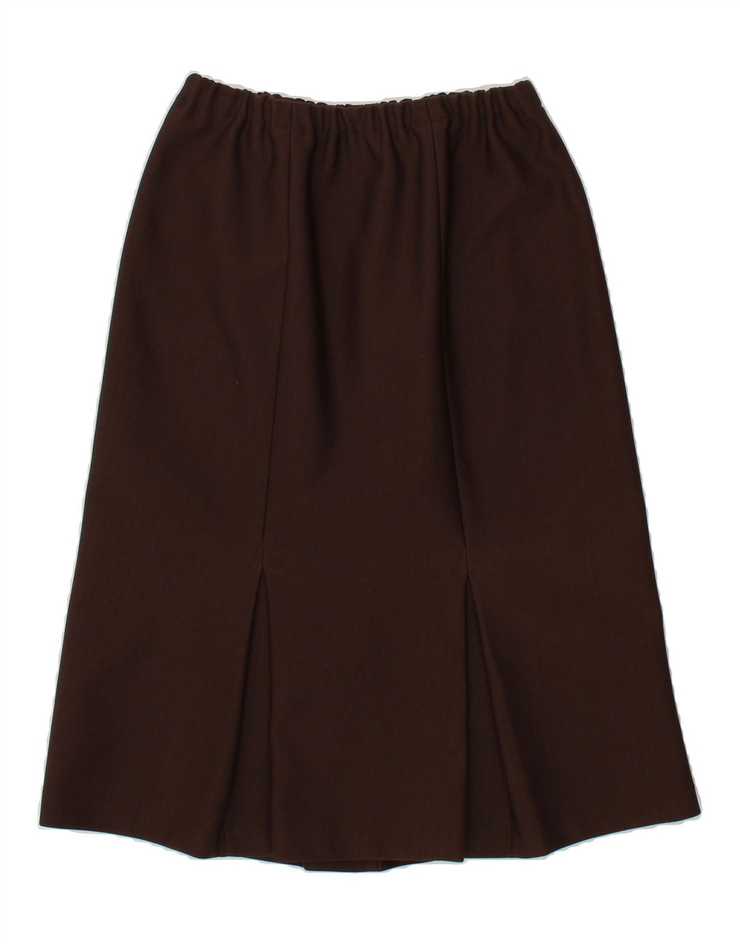 TREVIRA Womens A-Line Skirt UK 8 Small W26  Brown Polyester Vintage Trevira and Second-Hand Trevira from Messina Hembry 