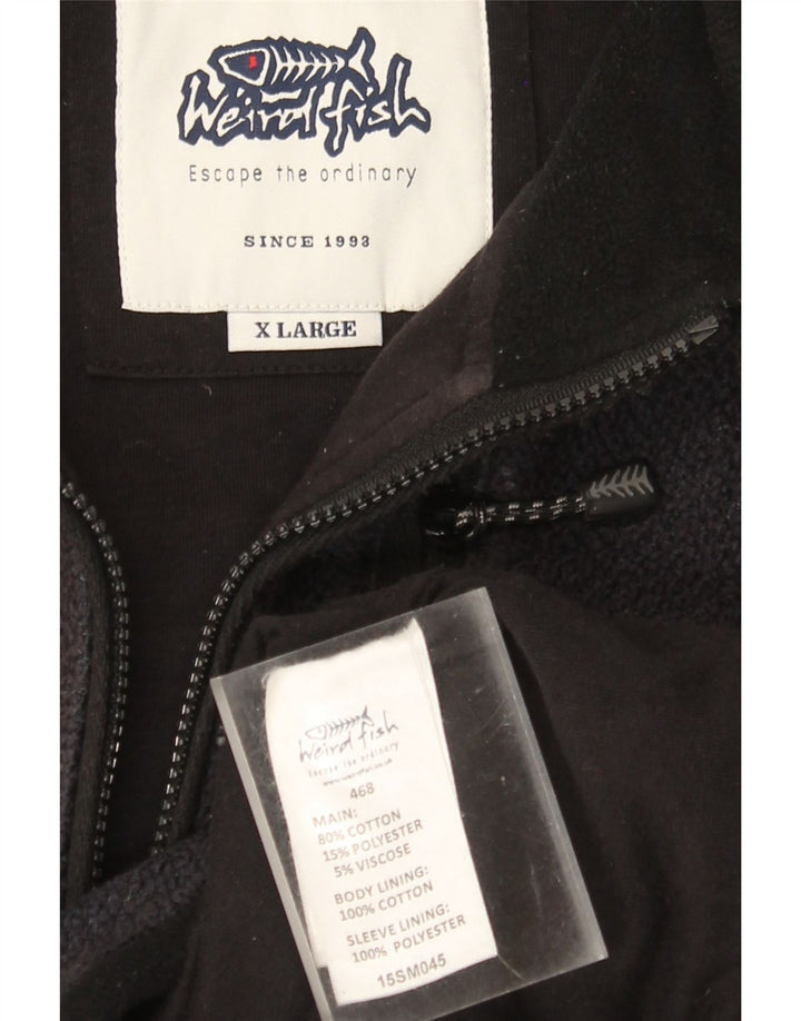 Ανδρική φόρμα Weird Fish Top Jacket XL Navy Blue Cotton