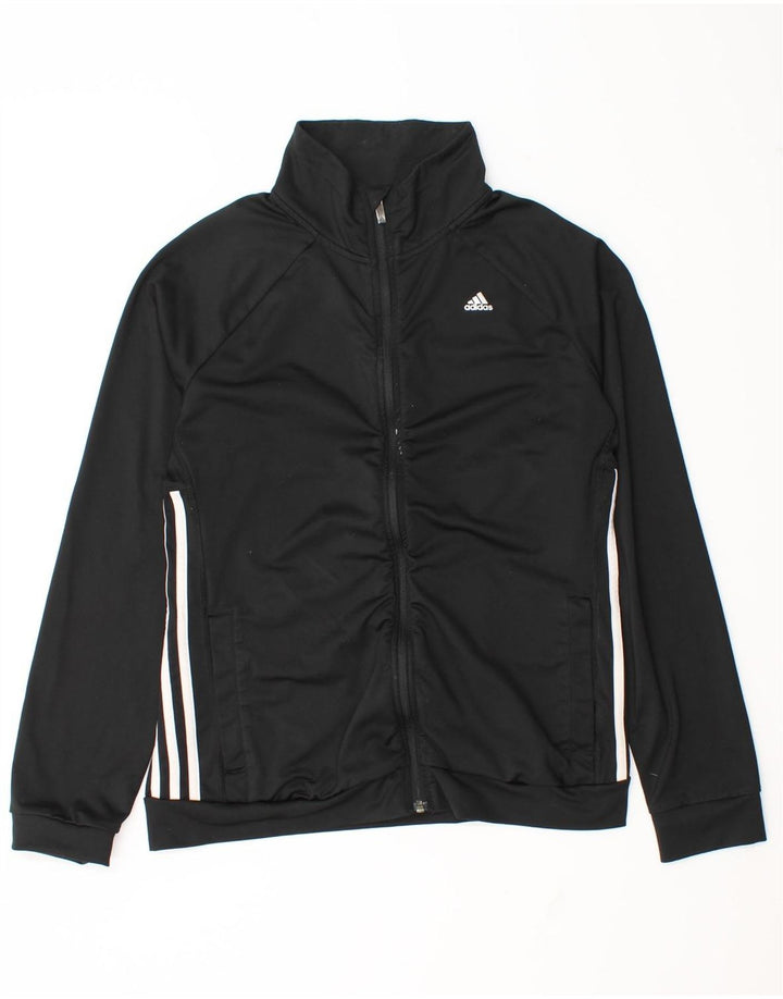 Adidas Γυναικεία φόρμα Climalite Top Jacket UK 12/14 Medium Black