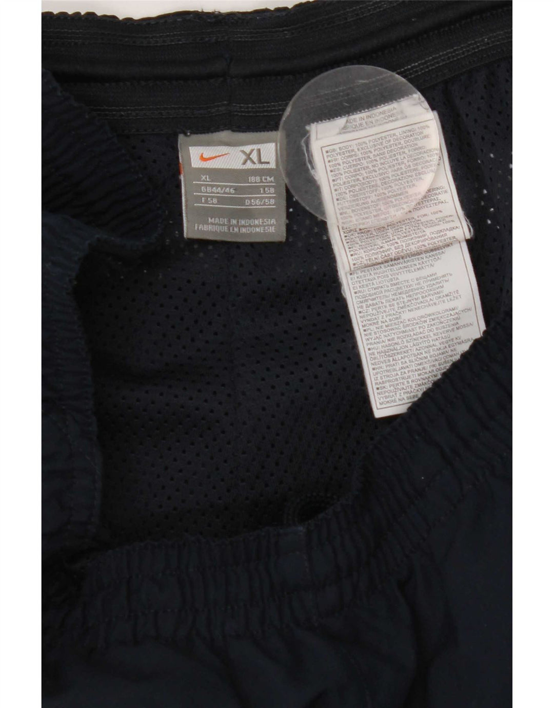 Ανδρικές φόρμες Nike παντελόνια XL Navy Blue Colorblock Πολυεστέρας