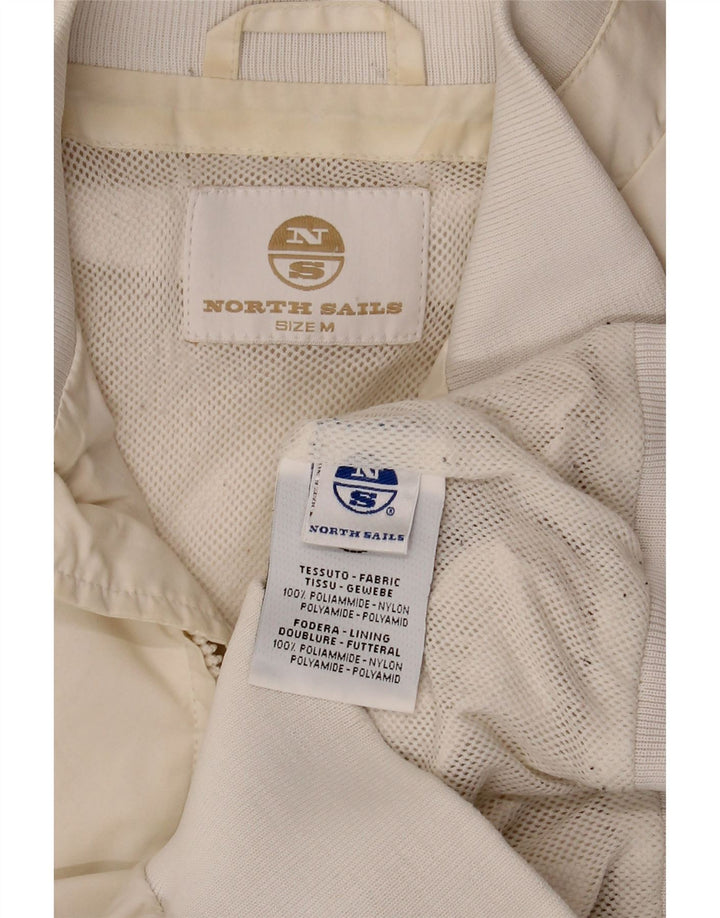 North Sails Γυναικείο Bomber Jacket UK 14 Medium Off White Polyamide