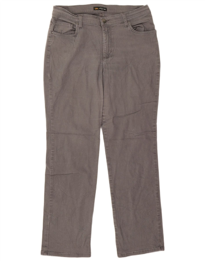 Γυναικείο ψηλόμεσο τζιν με κανονική εφαρμογή LEE ίσιο W32 L29 Γκρι