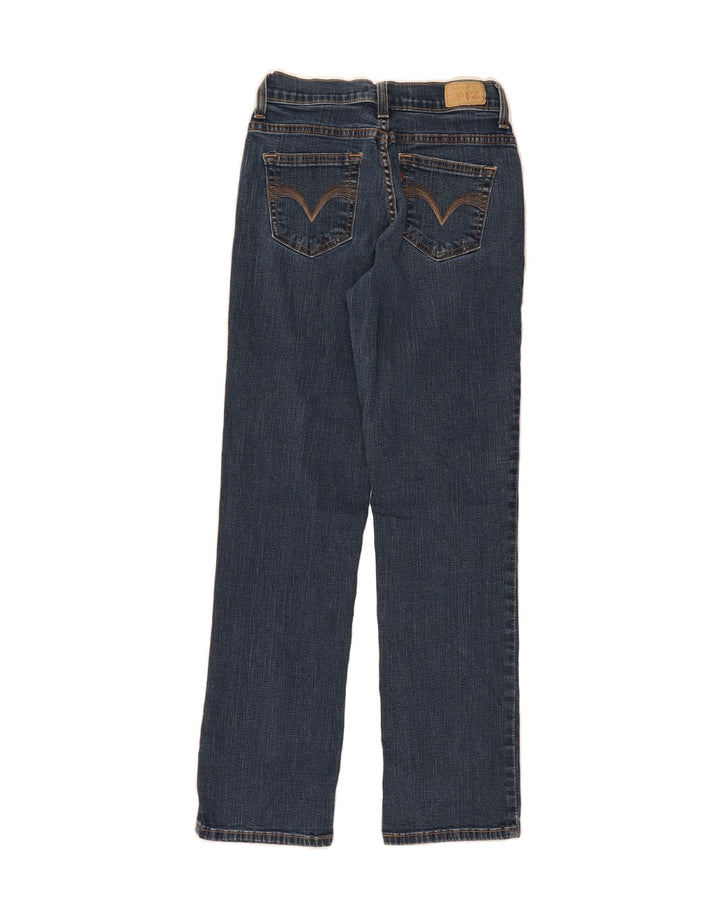 LEVI'S Womens 512 Straight Jeans US 4 Small W26 L29 Blue Vintage Levi's and Second-Hand Levi's from Messina Hembry 