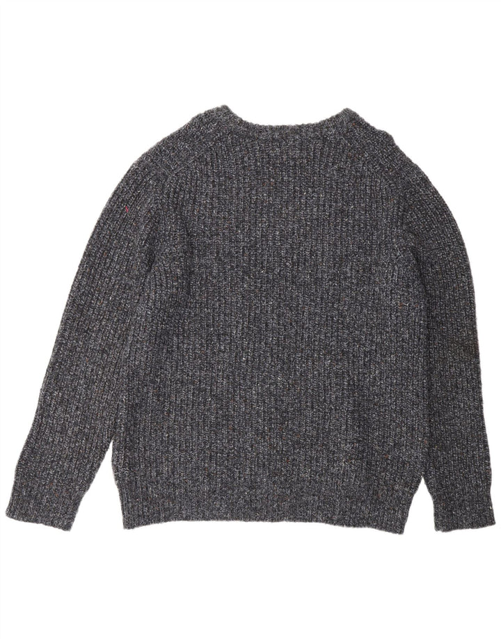 Marks & Spencer Ανδρικό Μπλε Harbour Boat Neck Jumper πουλόβερ Μεγάλο Navy Blue