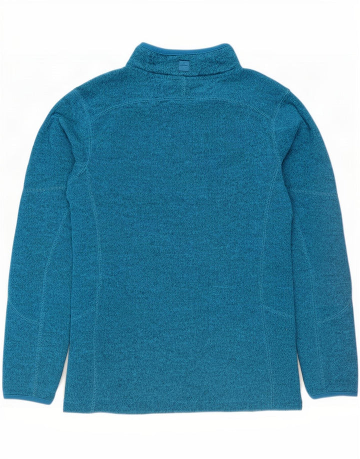 Mountain Warehouse Γυναικεία φούτερ με λαιμό με κουμπιά Jumper UK 12 Medium Blue
