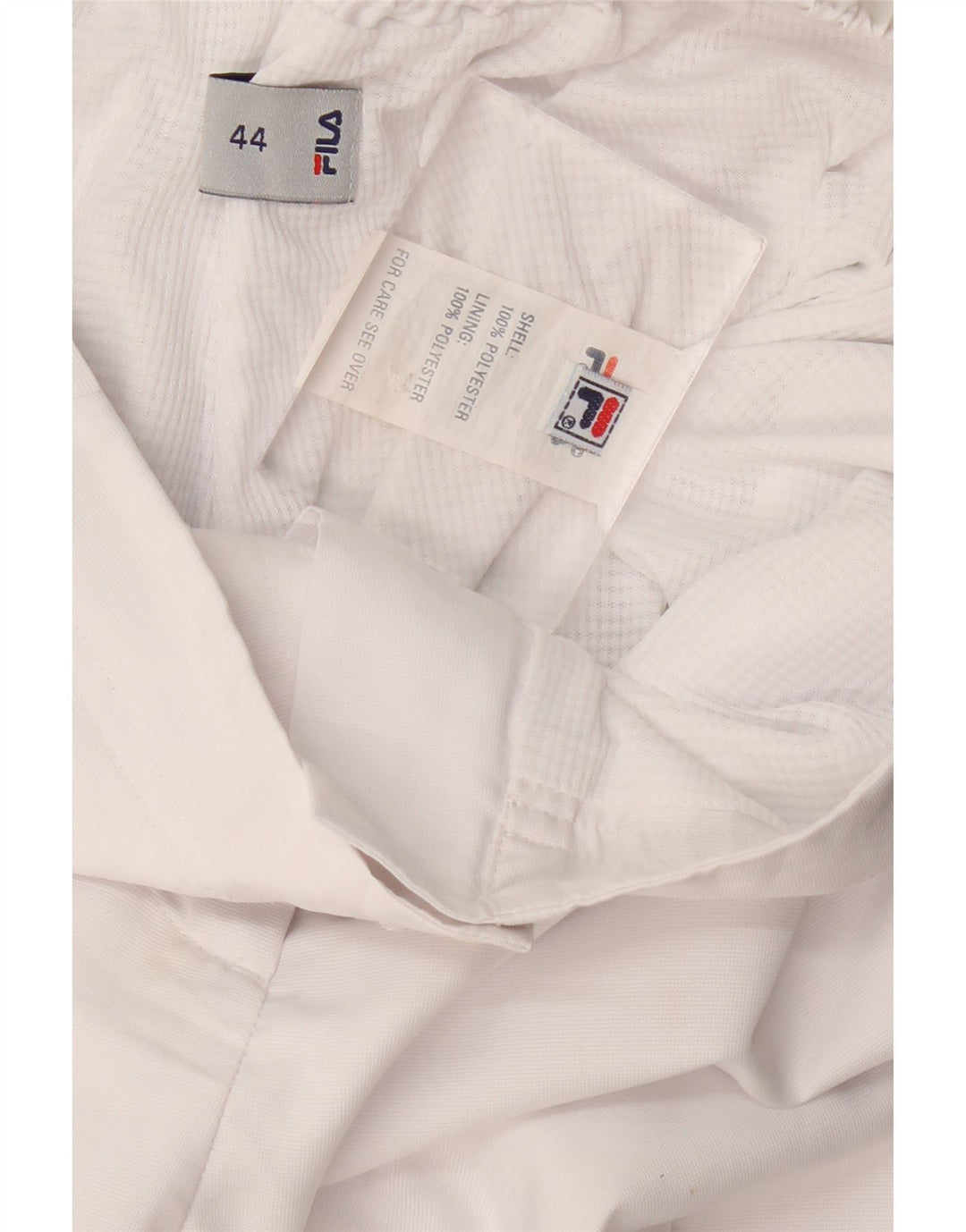 FILA Γυναικείο ίσιο παντελόνι Chino IT 44 Medium W30 L31 Λευκό Πολυεστέρας