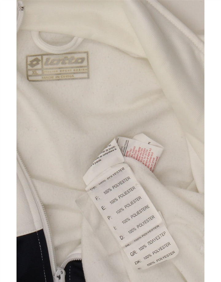 Ανδρική φόρμα Lotto Graphic Top Jacket XL White Colourblock Polyester
