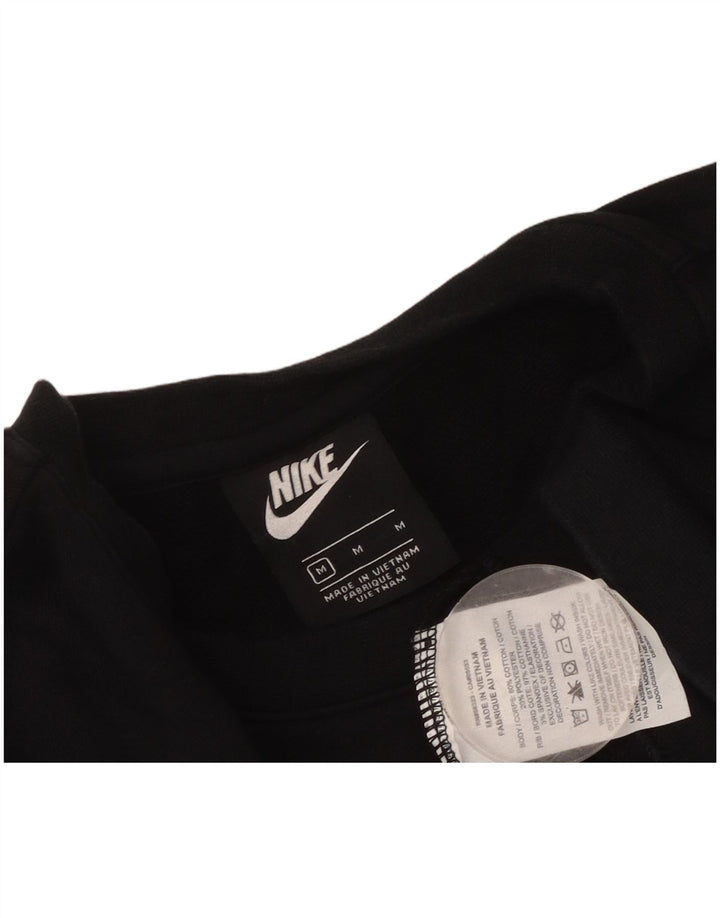 Γυναικεία φούτερ NIKE Oversized Crop Graphic Jumper UK 14 Medium Black