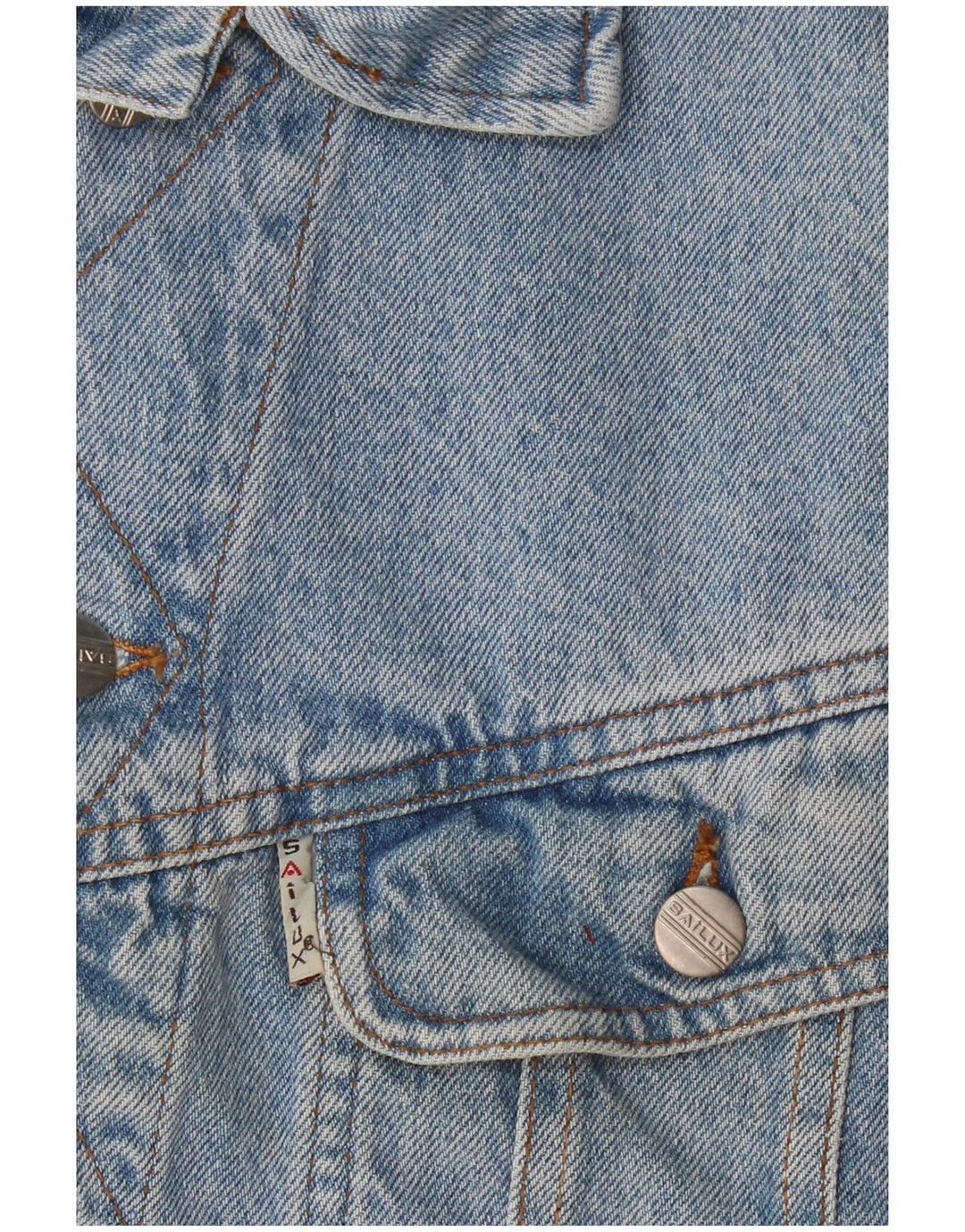 Vintage Ανδρικό Τζιν Gilet UK 36 Small Blue