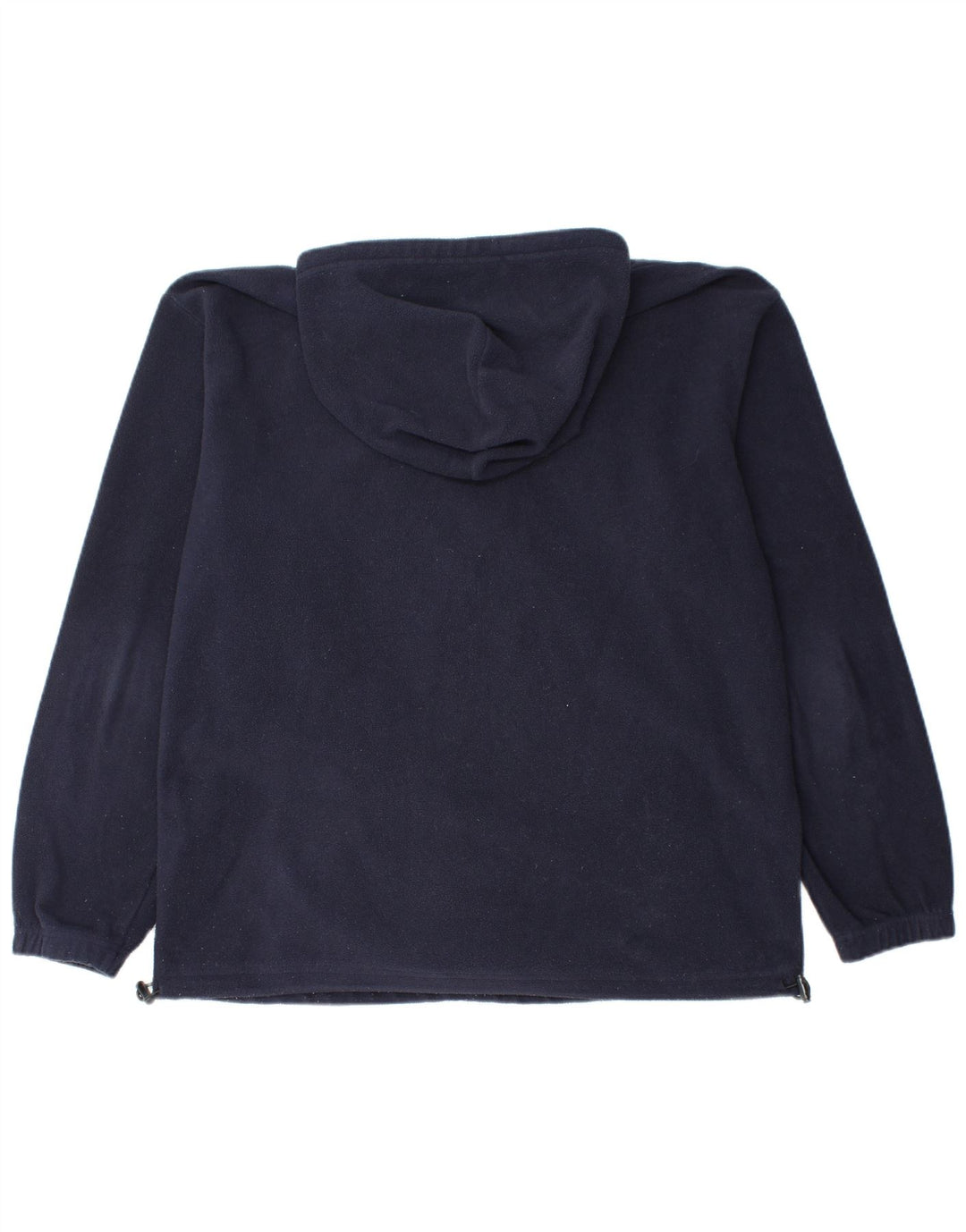 Champion Ανδρικά γραφικά με κουκούλα Fleece Jumper Μεγάλο Navy Blue Polyester