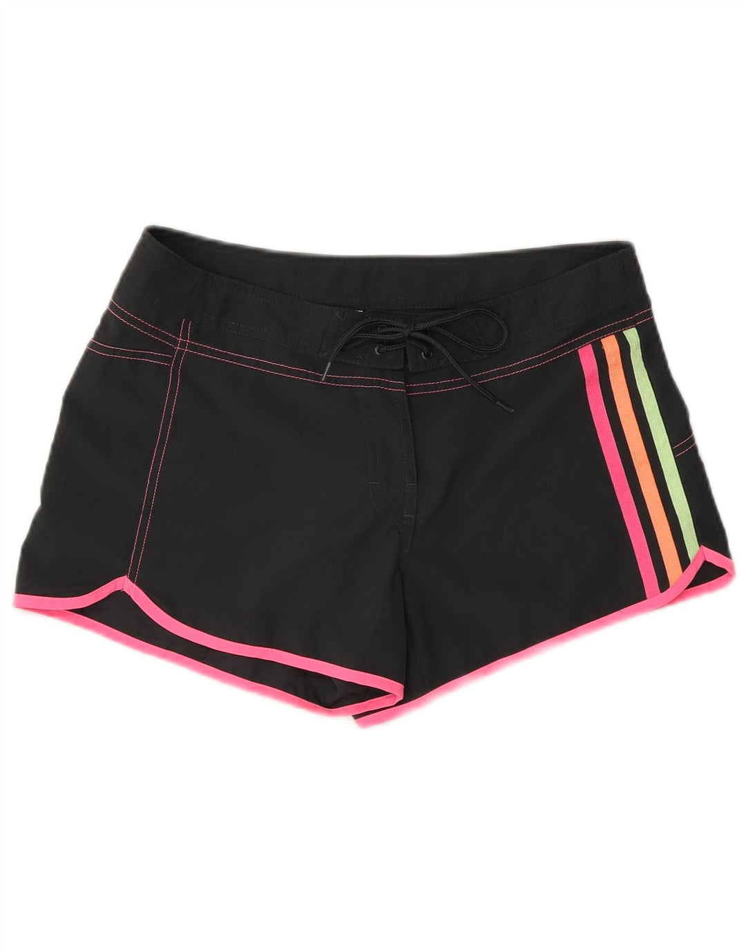 Γυναικείο σορτς κολύμβησης Adidas UK 8 μικρό μαύρο πολυεστέρα