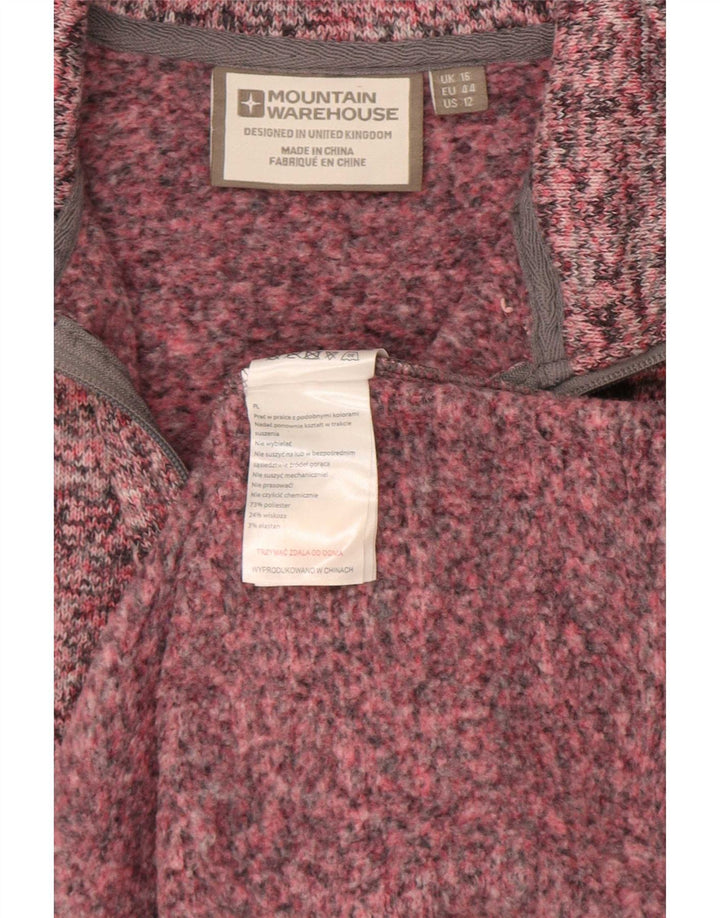 Mountain Warehouse Γυναικεία Φούτερ Jumper UK 16 Large Pink Flecked