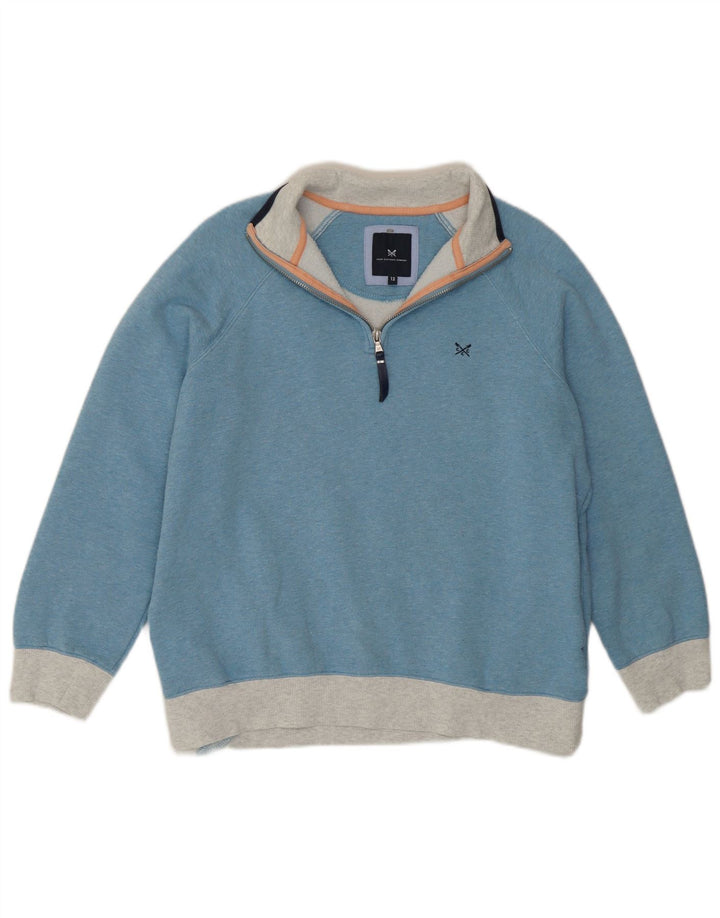 Γυναικεία φούτερ Crew Clothing Jumper UK 12 Medium Blue Colourblock