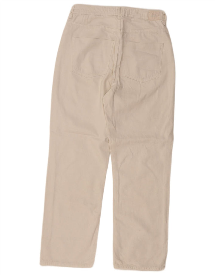Zara Γυναικείο ίσιο τζιν EU 38 Small W28 L29 Λευκό