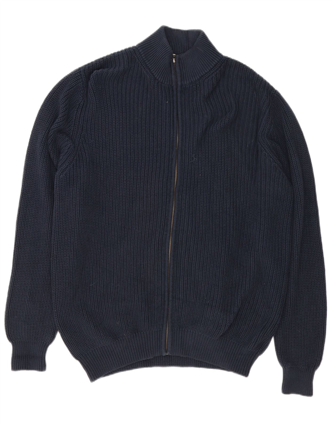 Ανδρικό πουλόβερ ζακέτα L.L.Bean XL Navy Blue Cotton