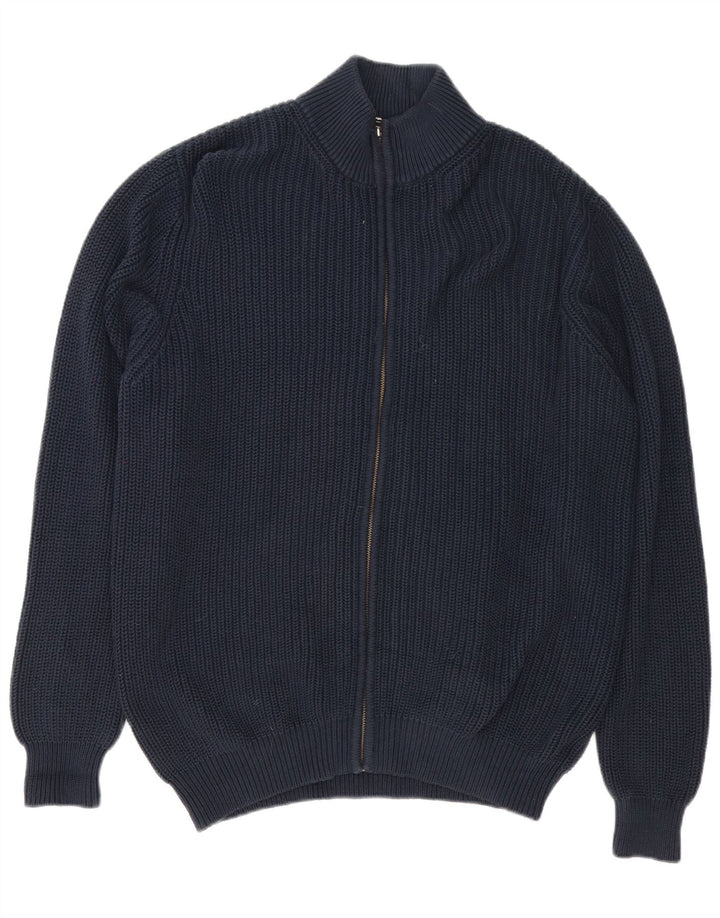 Ανδρικό πουλόβερ ζακέτα L.L.Bean XL Navy Blue Cotton