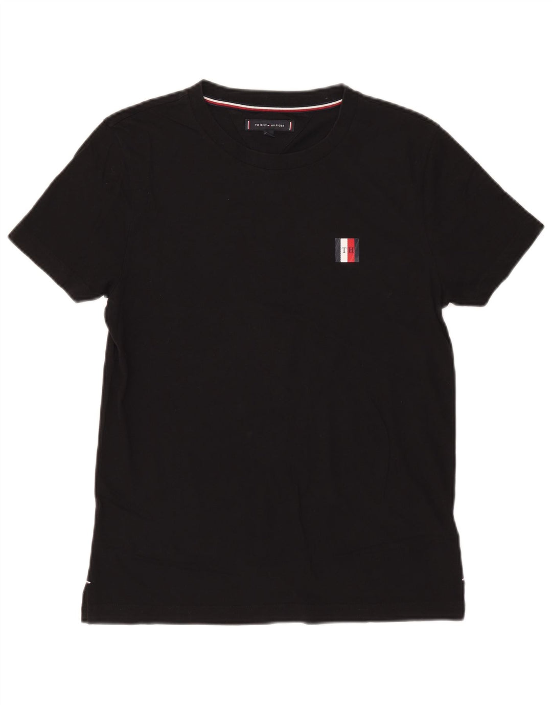 Ανδρικό T-Shirt Tommy Hilfiger Top Μεσαίο μαύρο βαμβακερό