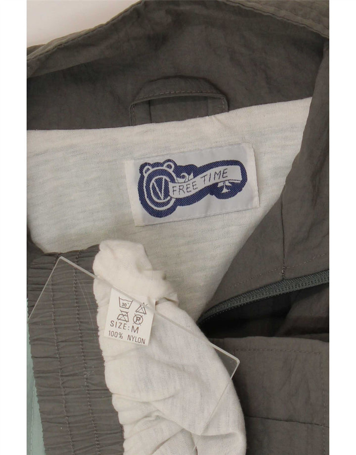 Ελεύθερος χρόνος Ανδρική αθλητική φόρμα Top Jacket Medium Grey Colourblock Nylon